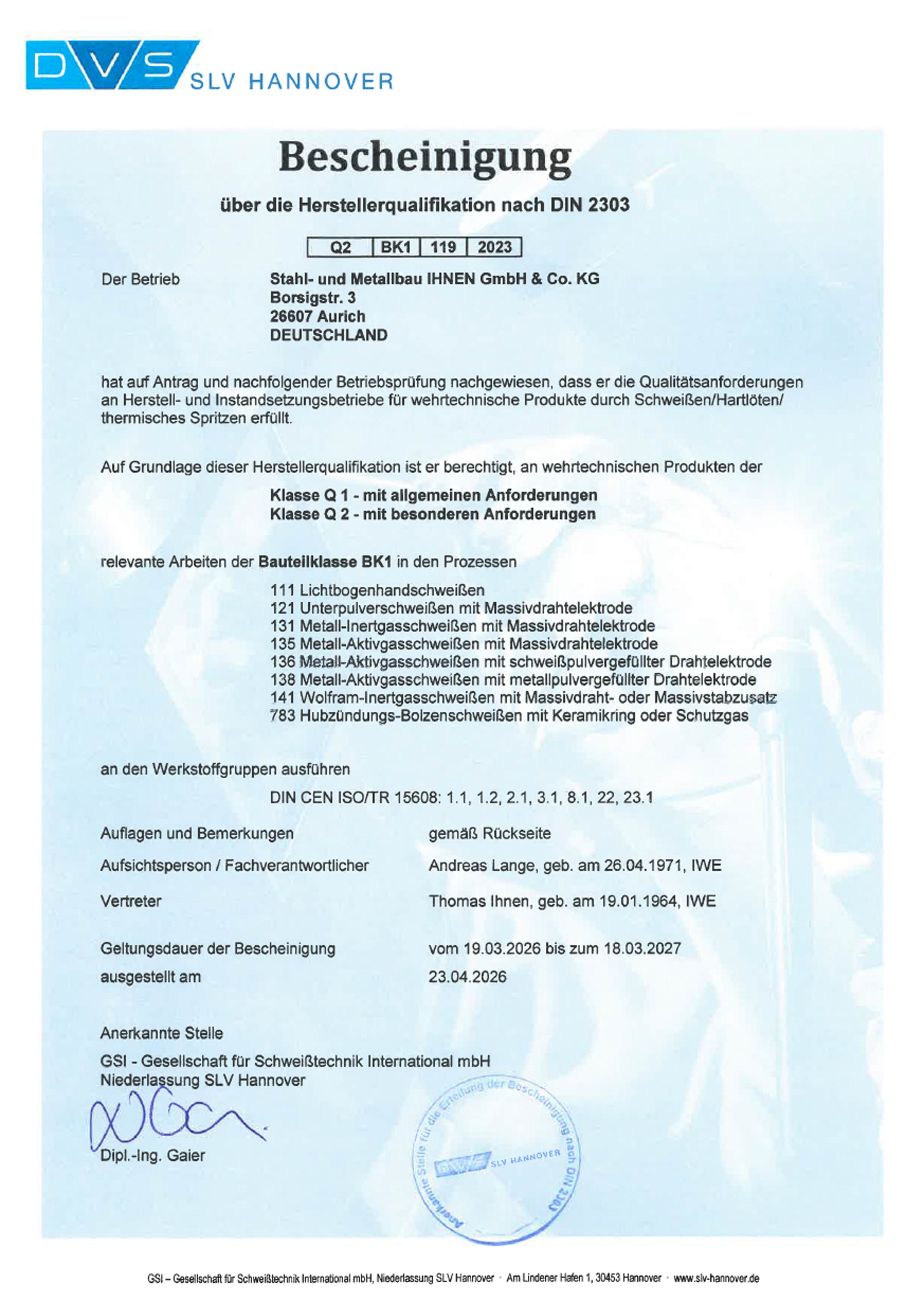 DIN 2303